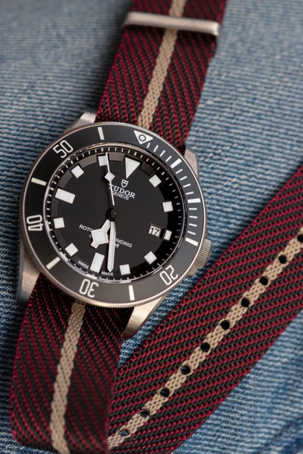 Red striped Nato Strap