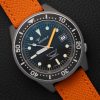Leather Watch Strap - Epsom Textured- Squale 1521 blasted