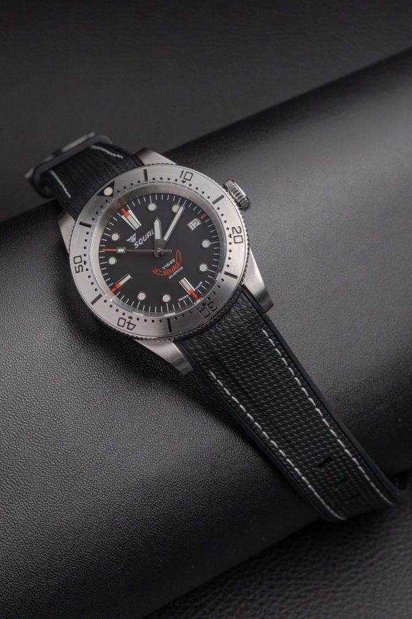 Squale watch strap - Rubber - Monaco - Squale 1545