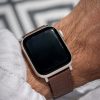 apple watch band - brown - leather strap - watch strap - epsom leather